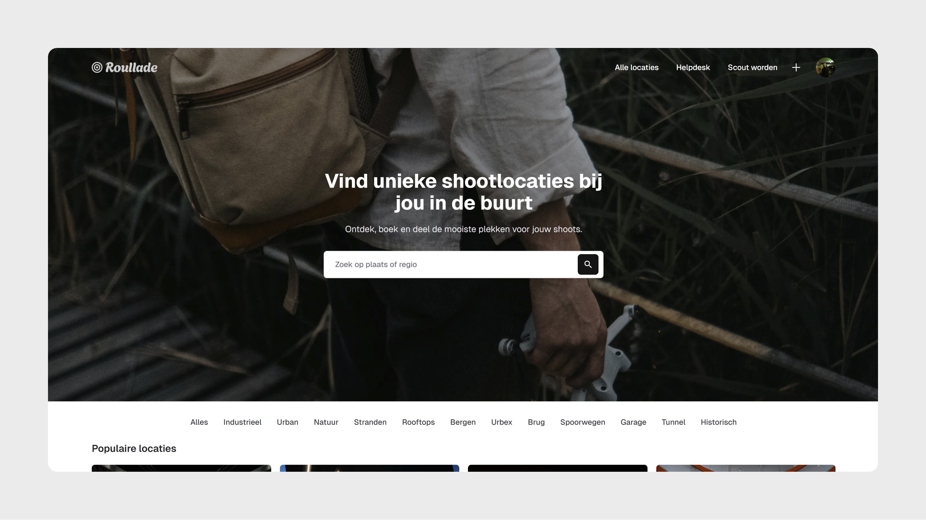 Vernieuwde homepagina